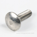 Carriage Bolt Full Threaded Stainless Steel Plain